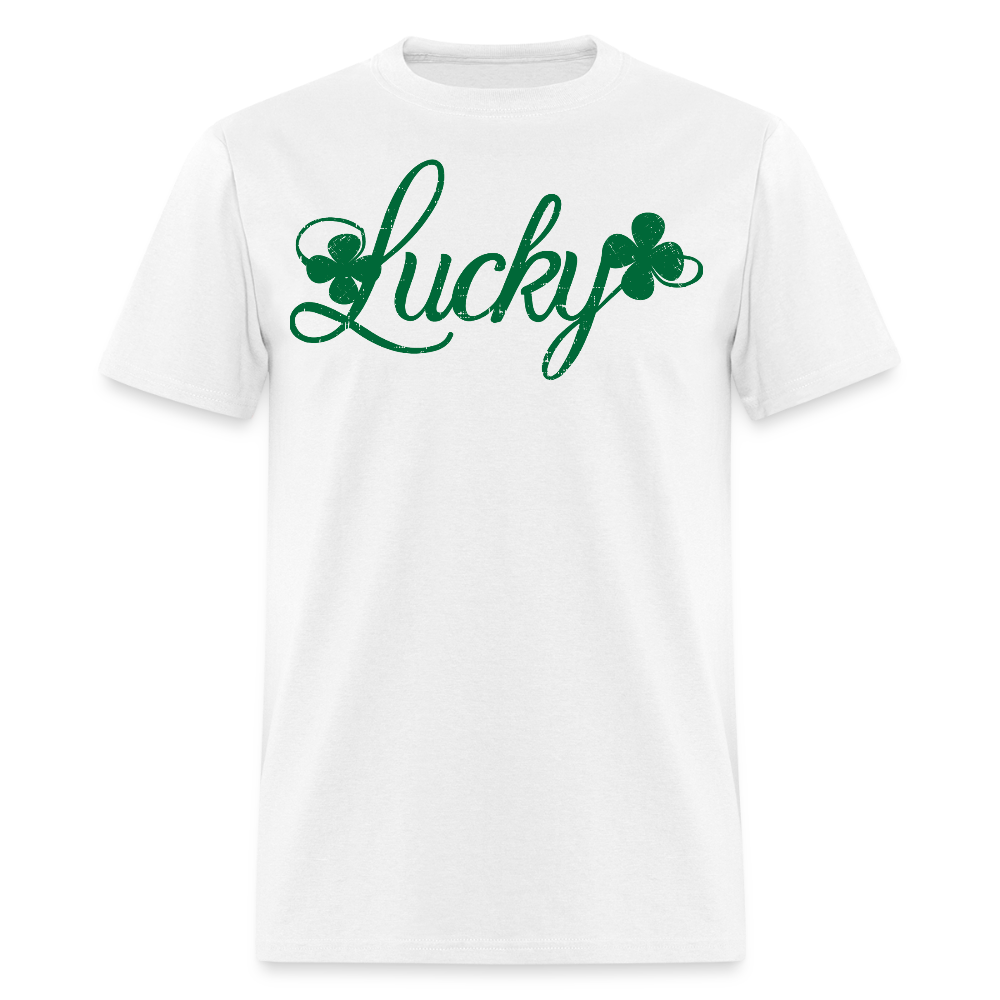 St Patrick’s Day Lucky Shamrock T-shirt - white