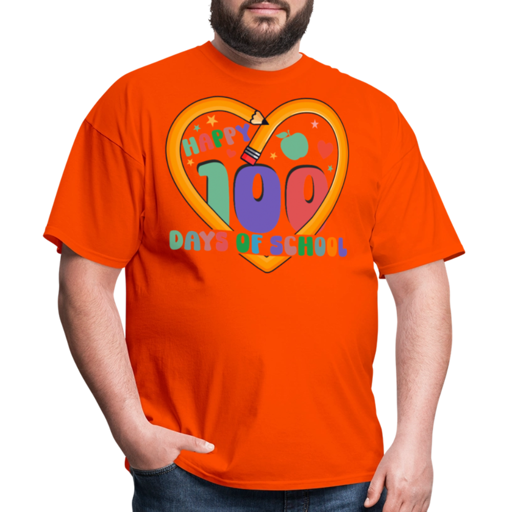 Best 100 Days Of School Gifts For Teachers Unisex T-Shirt - orange