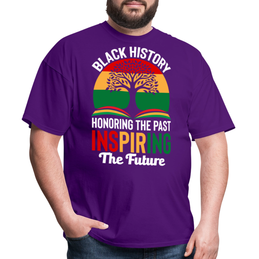 Honoring Black History Inspirational Unisex T-shirt - purple