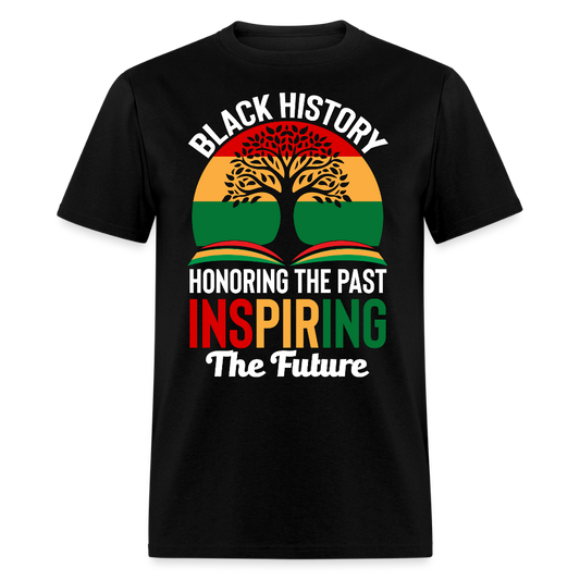 Honoring Black History Inspirational Unisex T-shirt - black