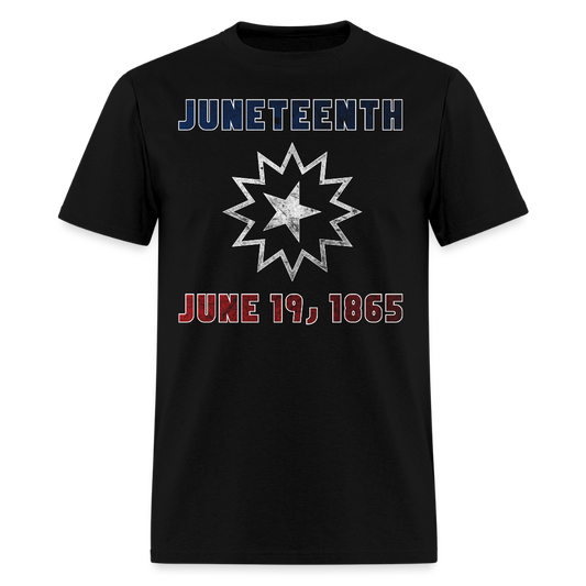 Juneteenth June 19 1865 Black History Pride T-Shirt - black
