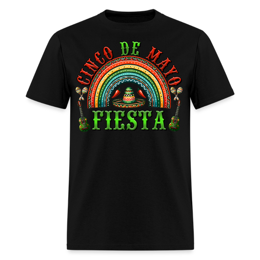 Mexican Culture-inspired Festival Tees Cinco de Mayo Fiesta T-shirt - black