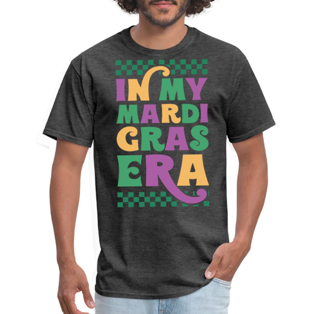 Funny and Stylish Mardi Gras Graphic Tees In My Mardi Gras Era T-shirt - heather black