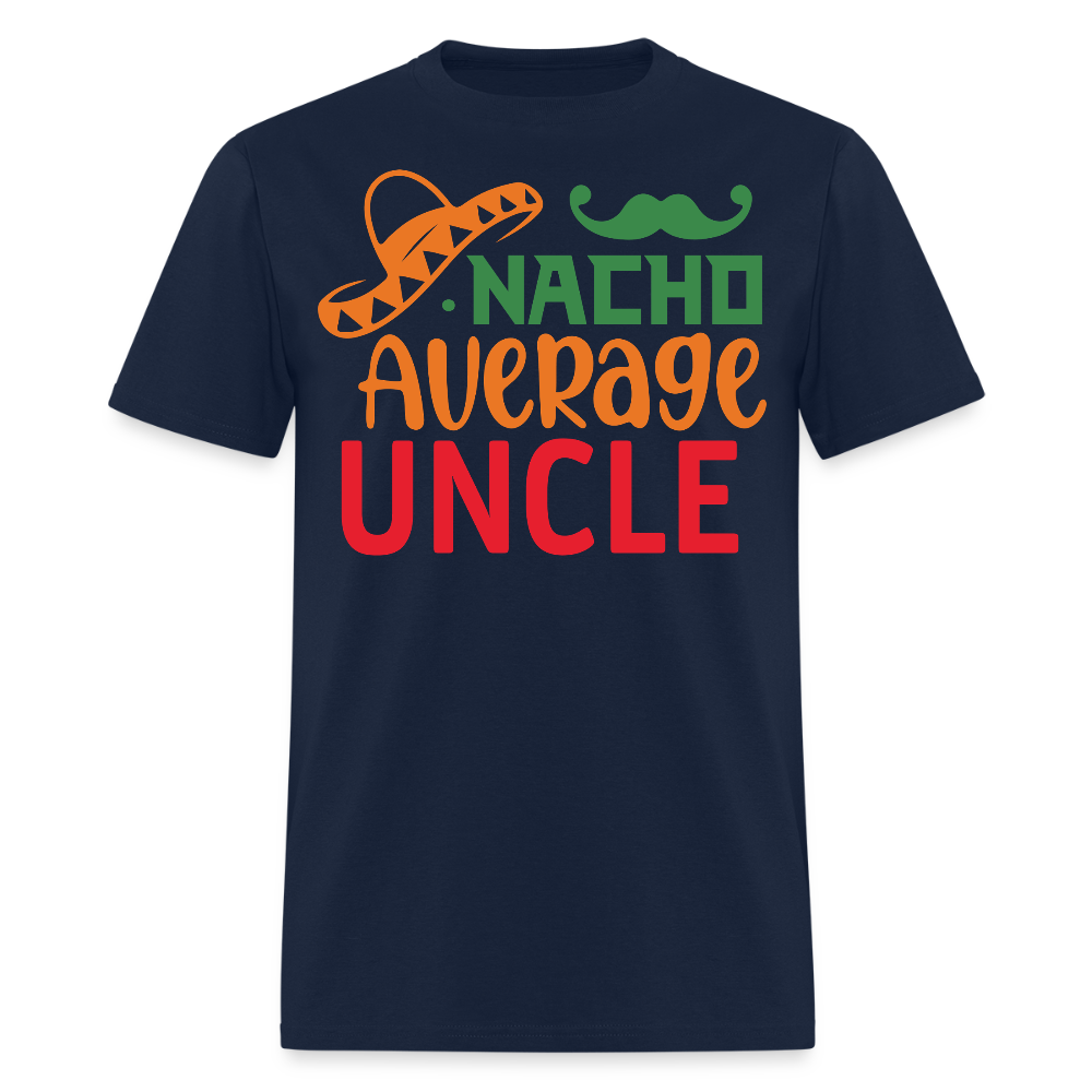 Nacho Average Uncle Fiesta T-shirt - navy