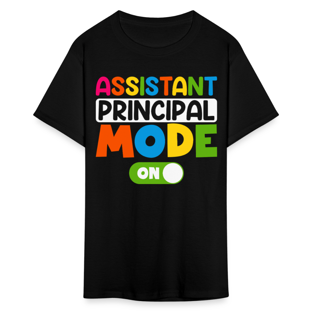 Funny Assistant Principal Shirts For Teachers Principal Mode ON T-shirt - black