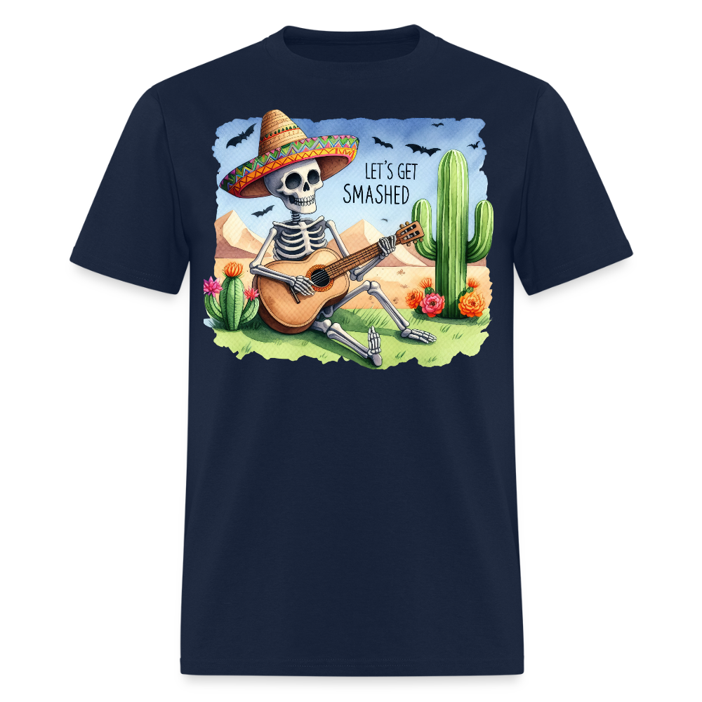 Let’s Get Smashed Tequila Party T-shirt - navy