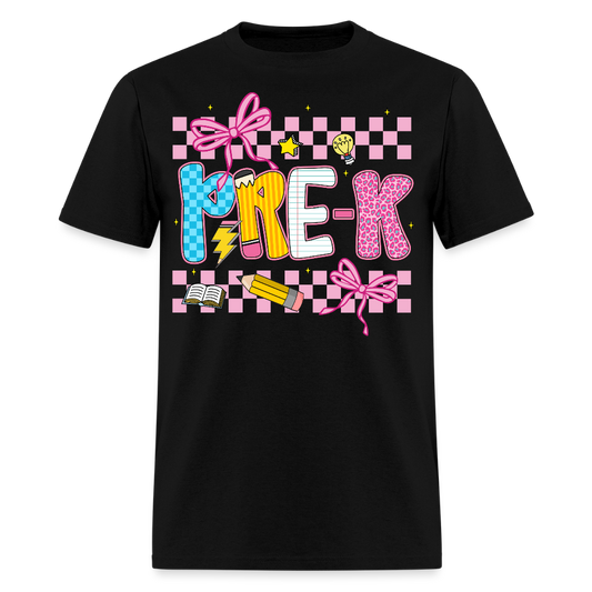 Pre K Back To School Teacher Gifts T-Shirt - black