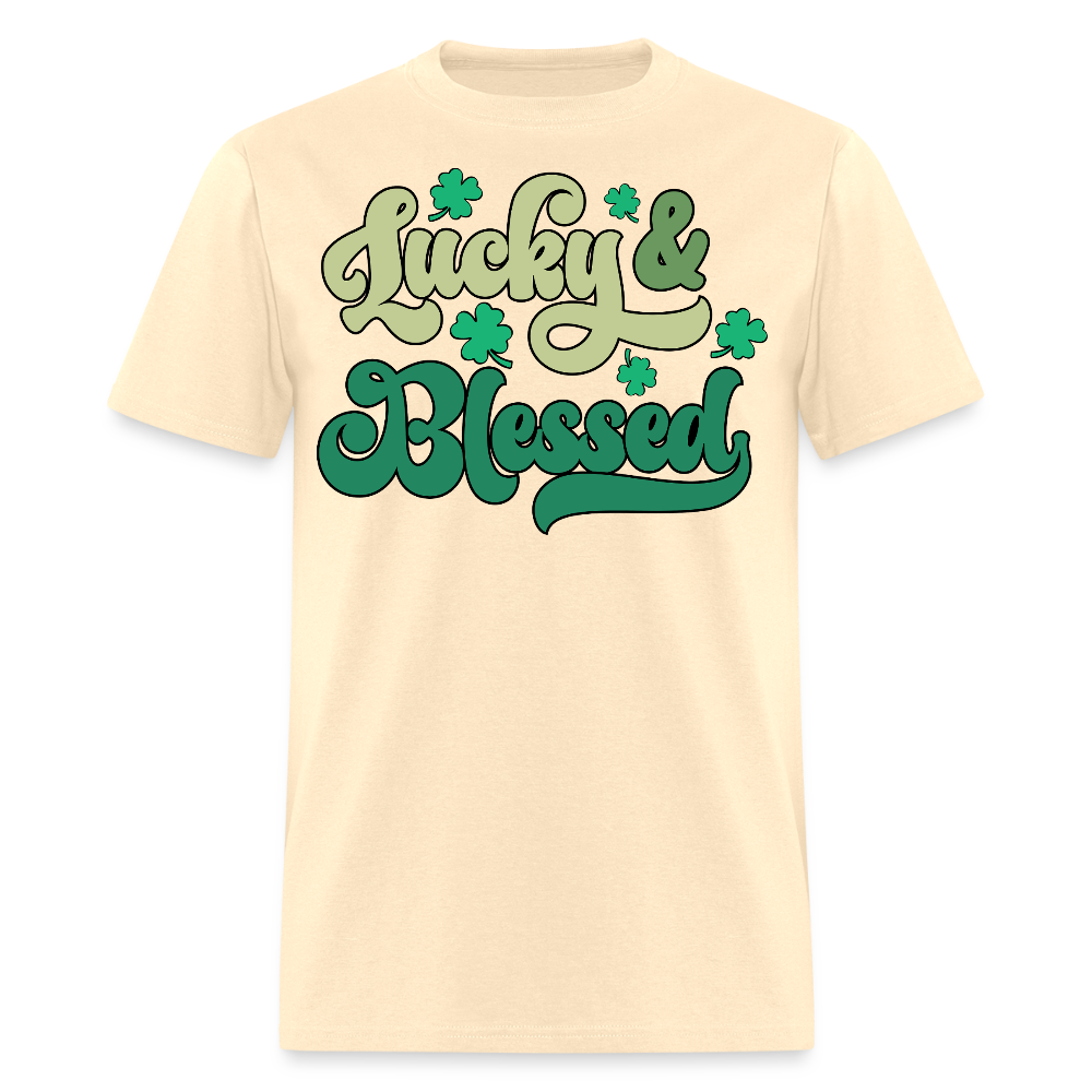 St Patrick’s Day Blessed And Lucky Irish T-shirt - natural