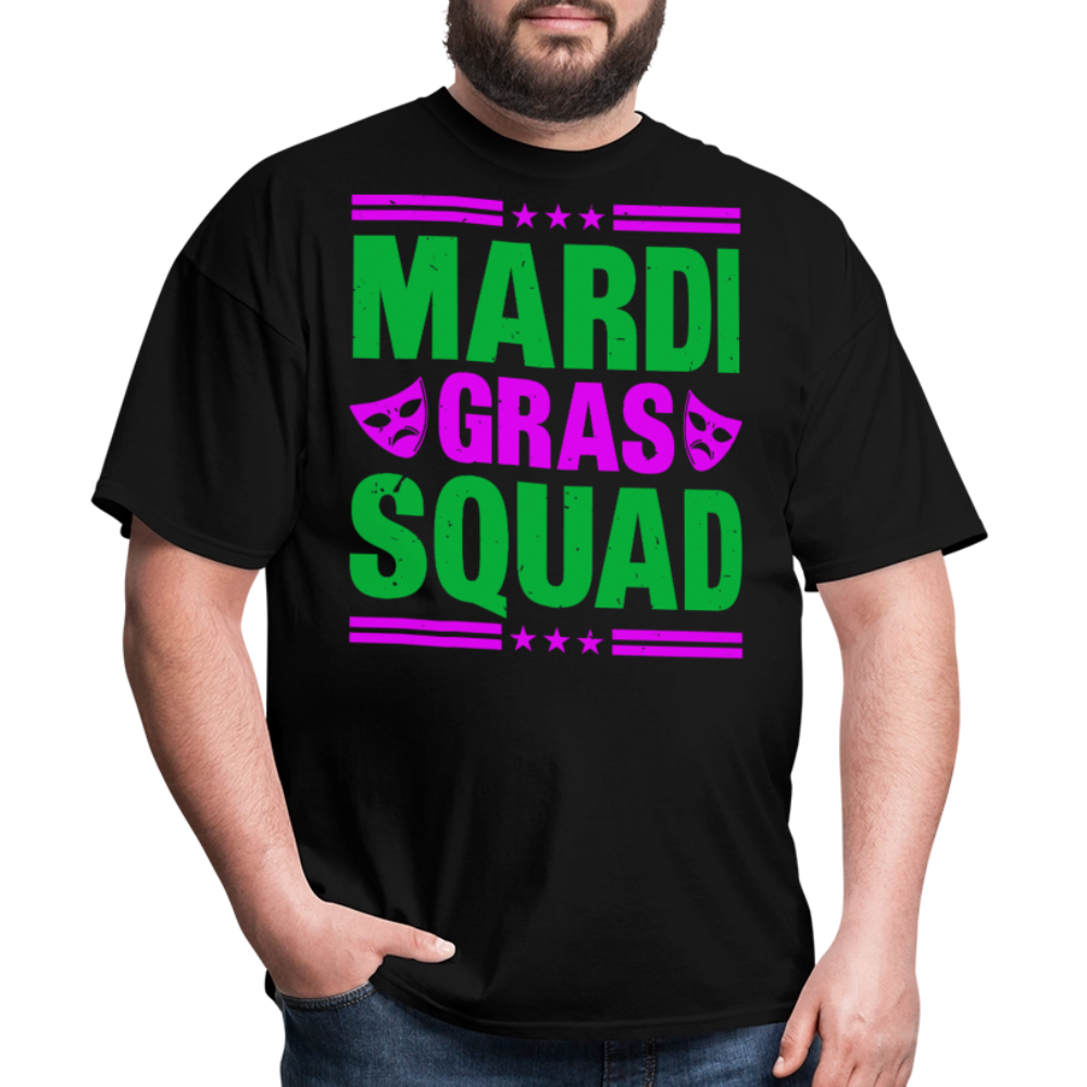 Mardi Gras Squad Shirt for Groups New Orleans Festival T-Shirt - black