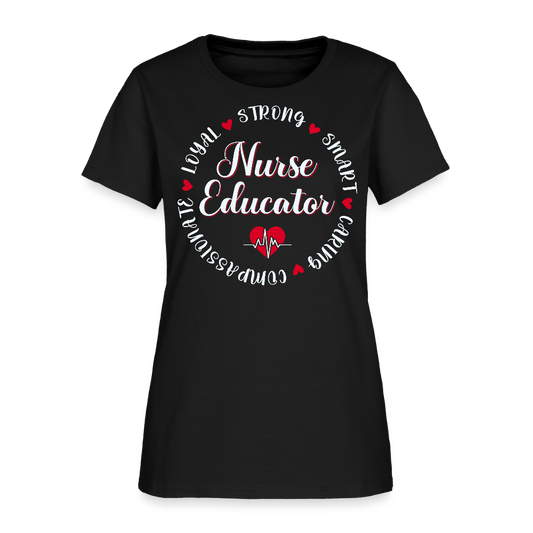 Nurse Educator Appreciation Gift T-Shirt - black