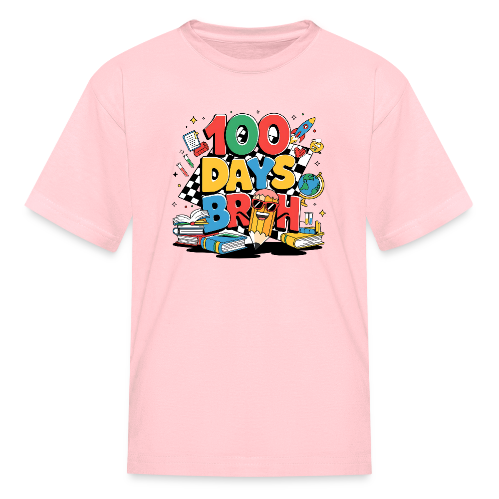 100 Days Of School Shirt For Kids School Milestone T-shirt - pink