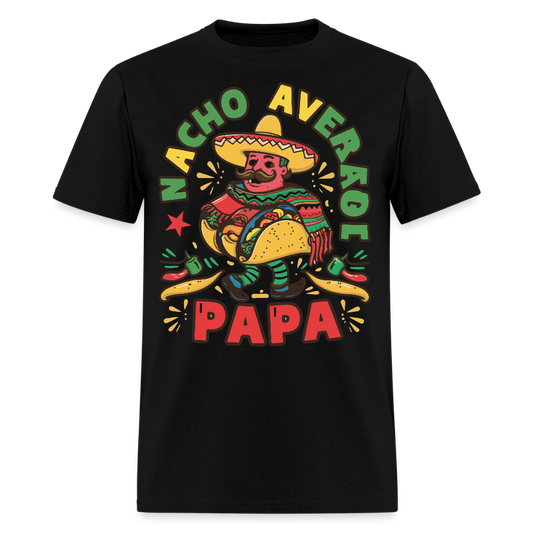 Nacho Average Papa Taco Lover T-shirt - black