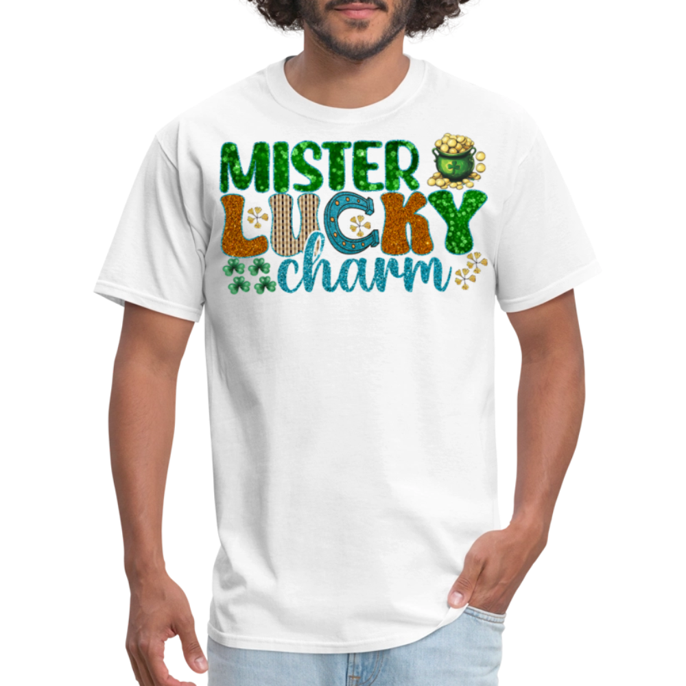 Mister Lucky Charm St Paddy’s Day T-shirt - white