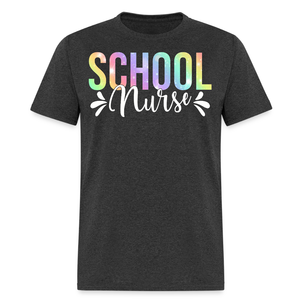 School Nurse Appreciation Gifts Back to School T-shirt - heather black