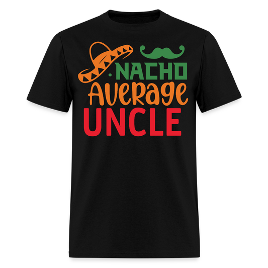 Nacho Average Uncle Fiesta T-shirt - black