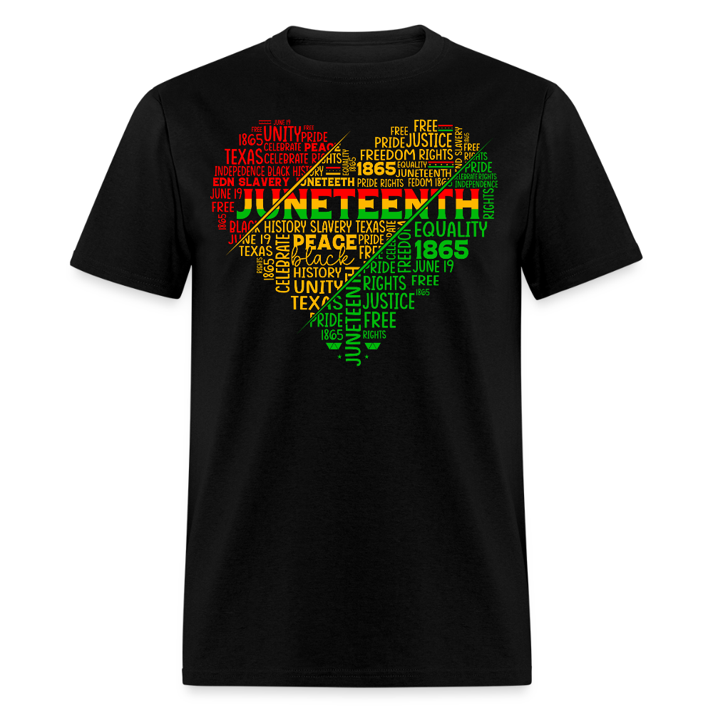 Juneteenth Freedom Celebration Tee Black History Pride T-shirt - black
