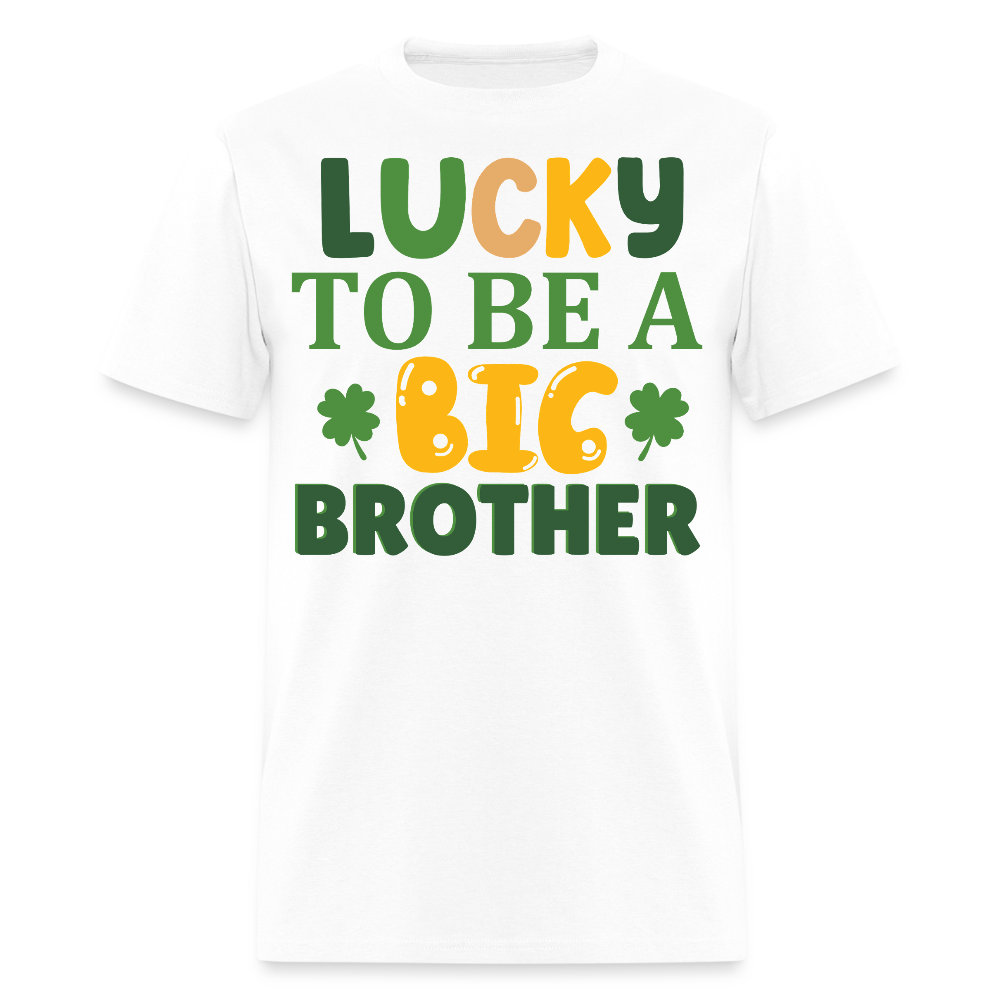 St Patrick’s Day Big Brother Announcement T-shirt - white
