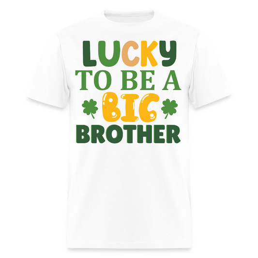St Patrick’s Day Big Brother Announcement T-shirt - white