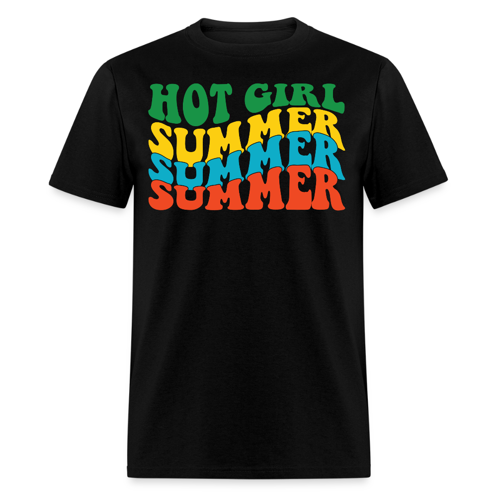 Retro Hot Girl Summer Women's T-shirt - black