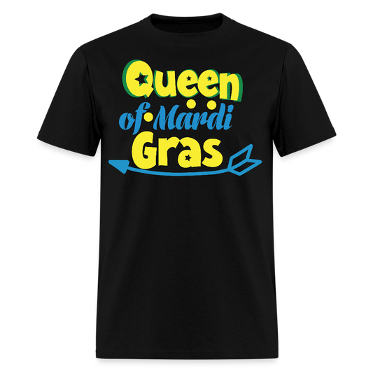 Queen of Mardi Gras Shirt Carnival Festival Celebration T-shirt - black