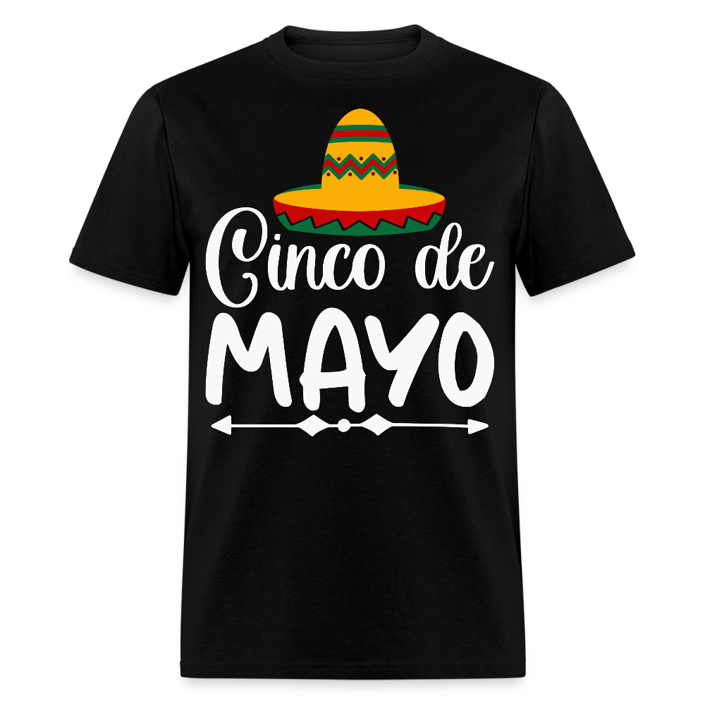 Cinco de Mayo Party Tees for Men and Women T-shirt - black