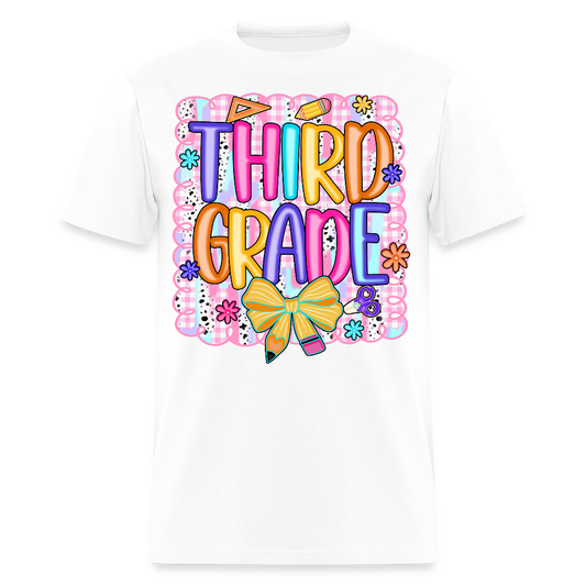 Third Grade Back To School Teacher T-Shirt - white