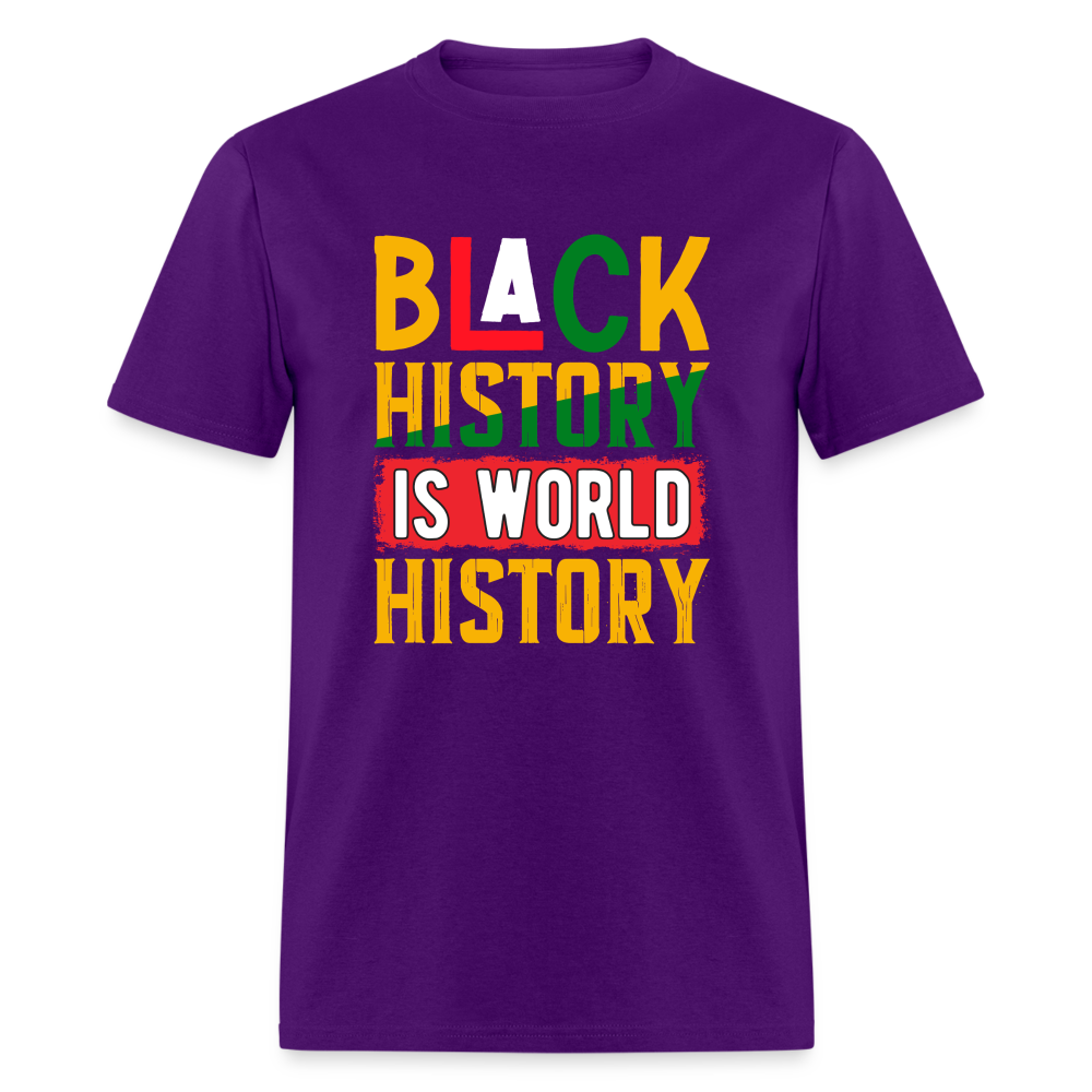 Black history Shirt For Cultural Pride Black Empowerment T-shirt - purple