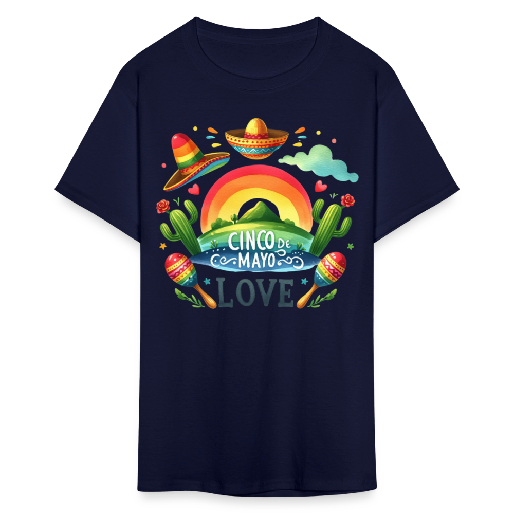 Mexican Holiday Outfit Ideas For Cinco De Mayo T-shirt - navy