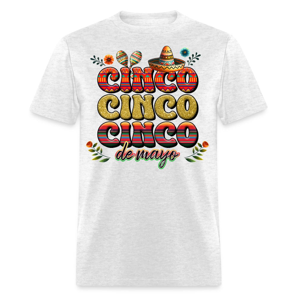 Mexican Fiesta Clothing For Cinco de Mayo Unisex T-shirt - light heather gray