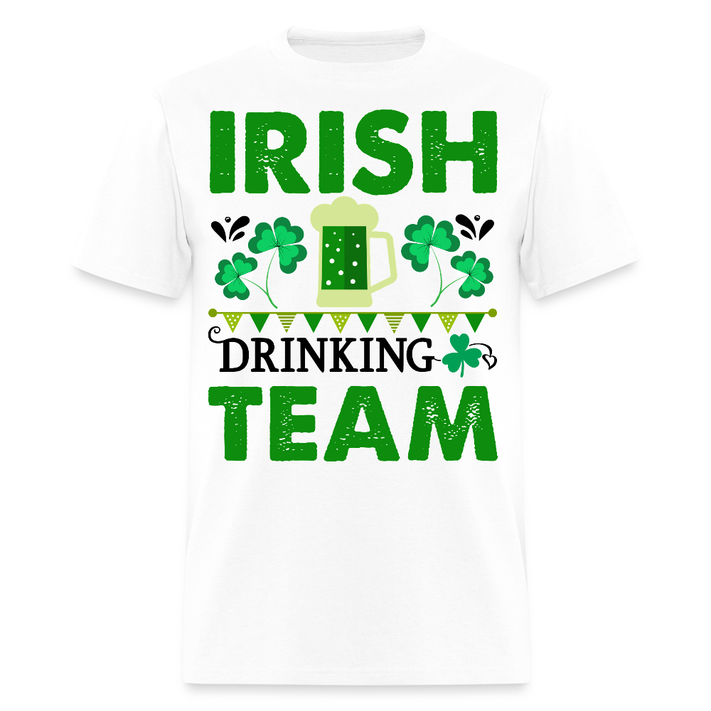 St Patrick’s Day Beer Mug Shamrock T-shirt - white