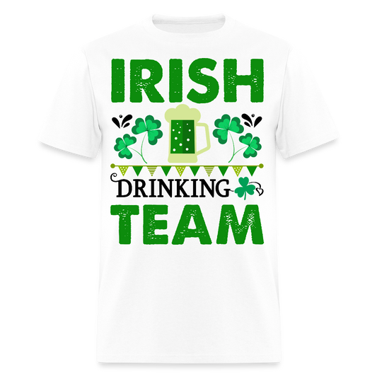 St Patrick’s Day Beer Mug Shamrock T-shirt - white
