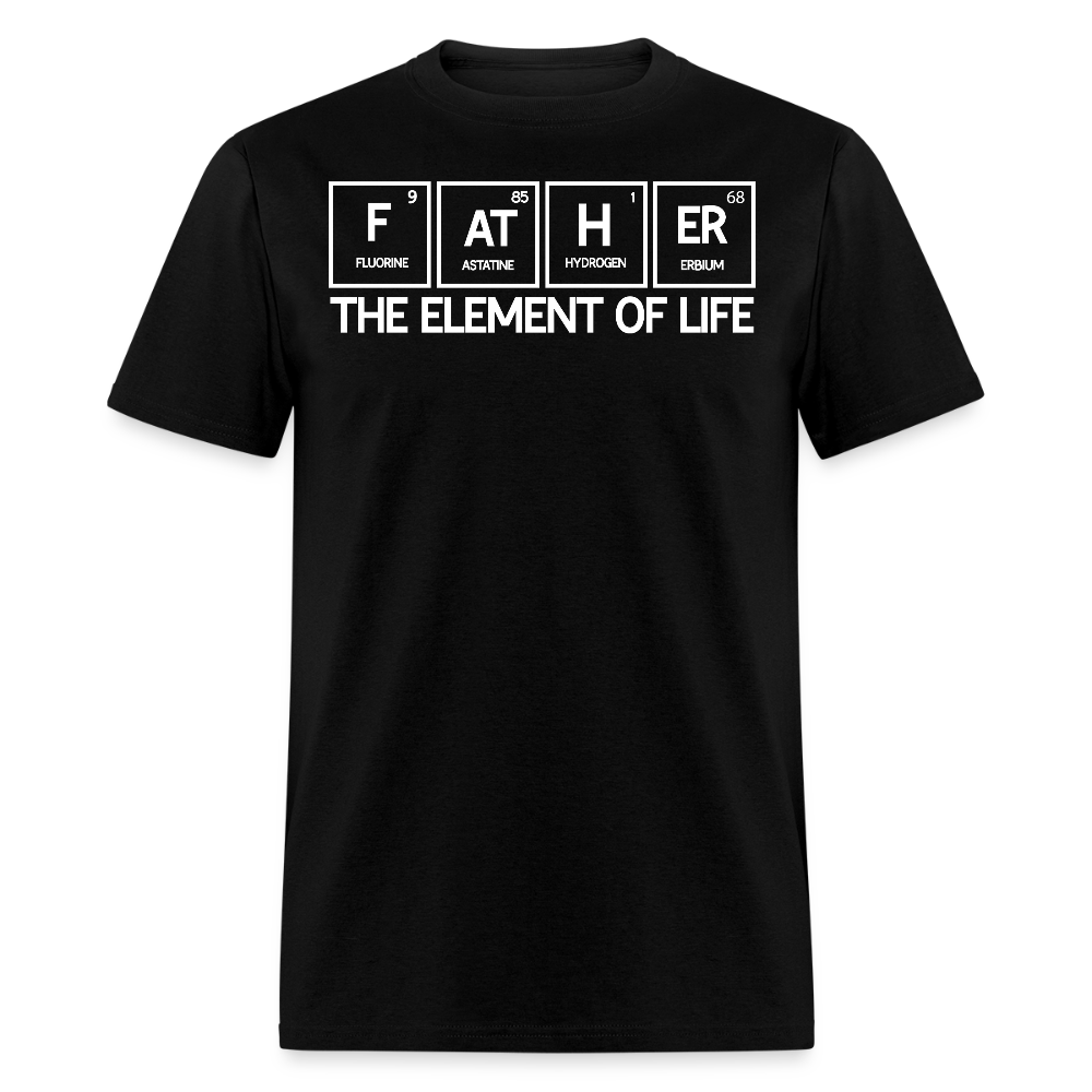 Periodic Table Science Gifts For Dad T-shirt - black