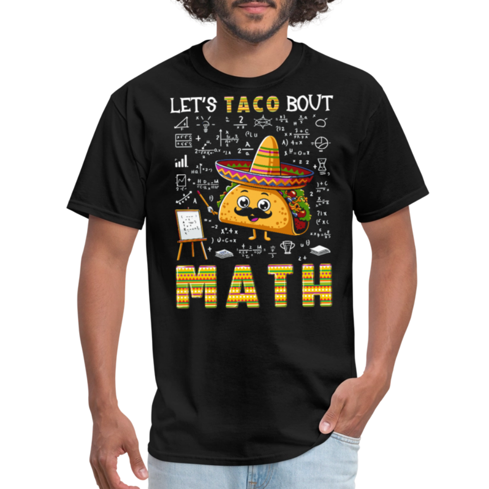 Funny Taco Math Shirt For Teachers Cute Kawaii Taco T-shirt - black