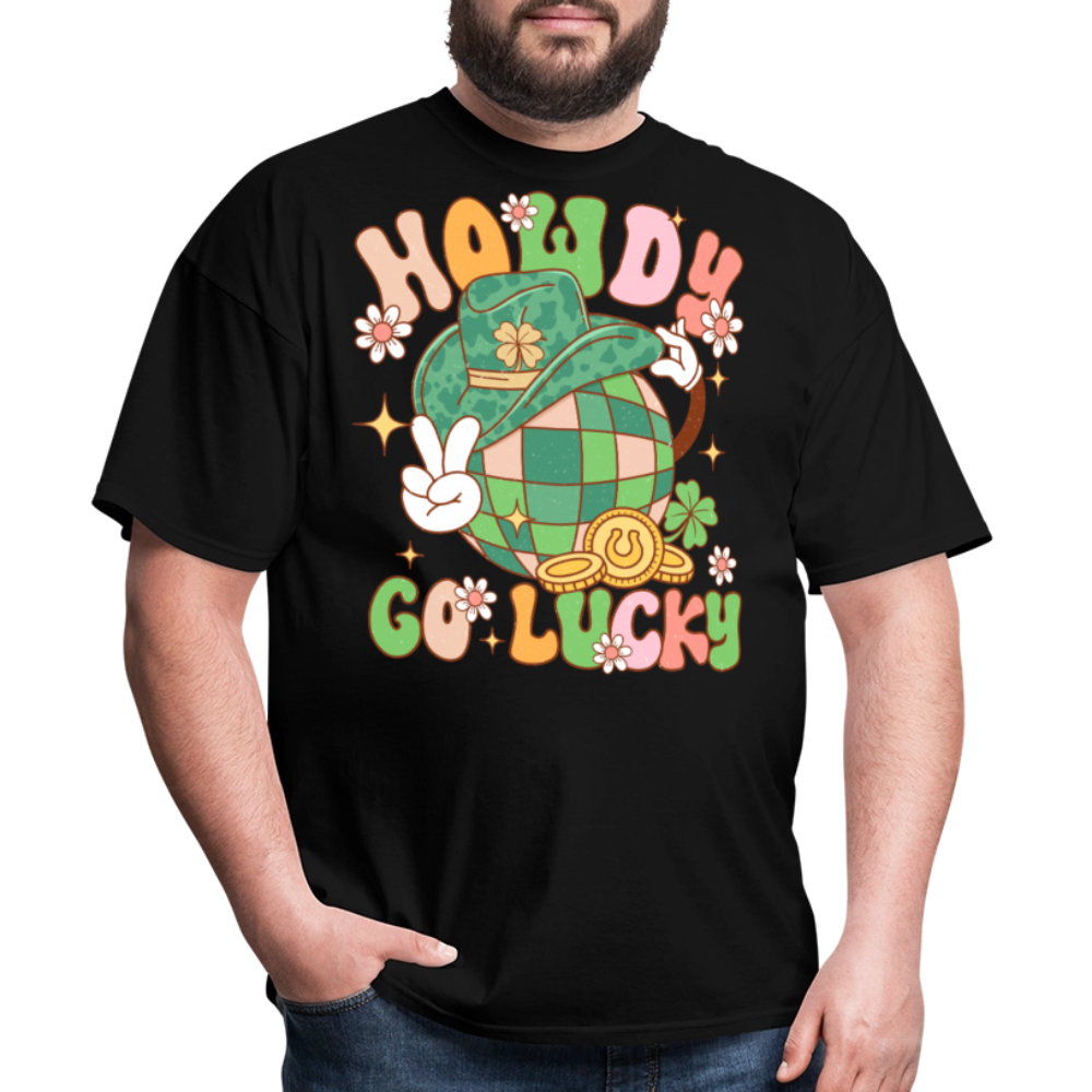 Howdy Lucky Western Graphic T-shirt - black