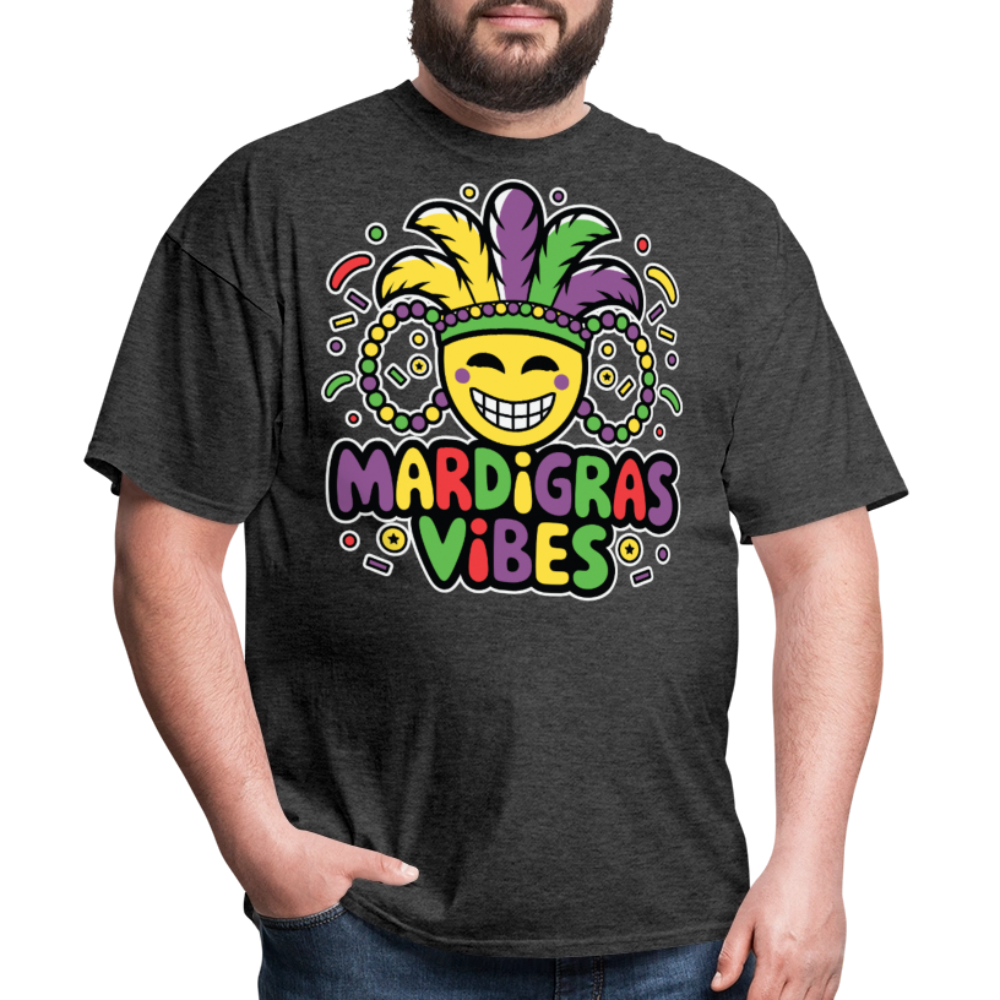 Mardi Gras Tee For Parade Carnival Festival T-shirt - heather black