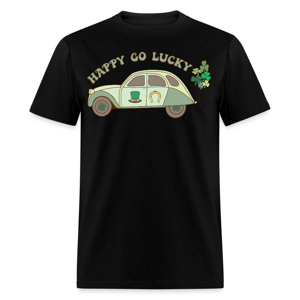 St Patrick’s Day lucky Car T-shirt - black