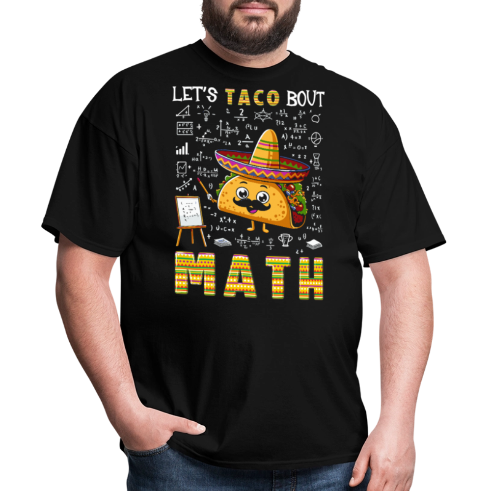 Funny Taco Math Shirt For Teachers Cute Kawaii Taco T-shirt - black