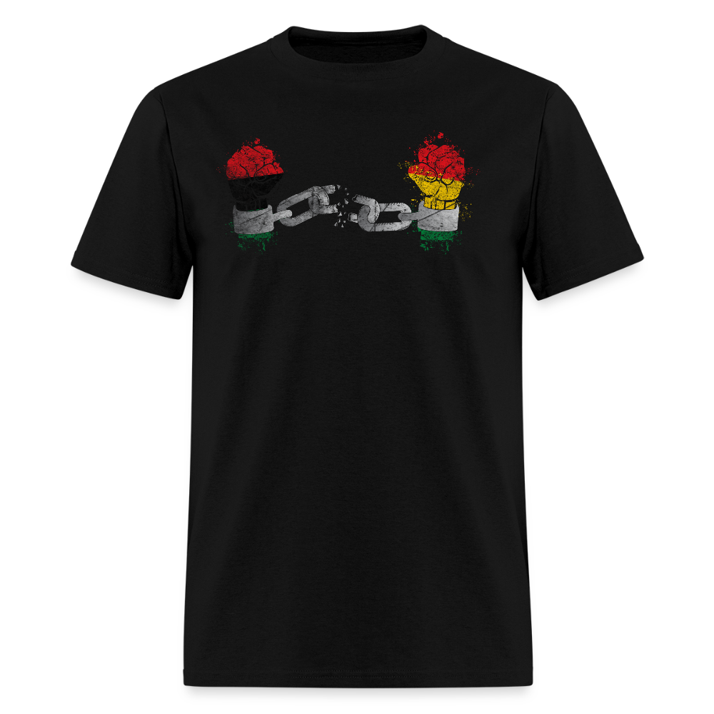 Break The Chains Black Empowerment T-Shirt - black