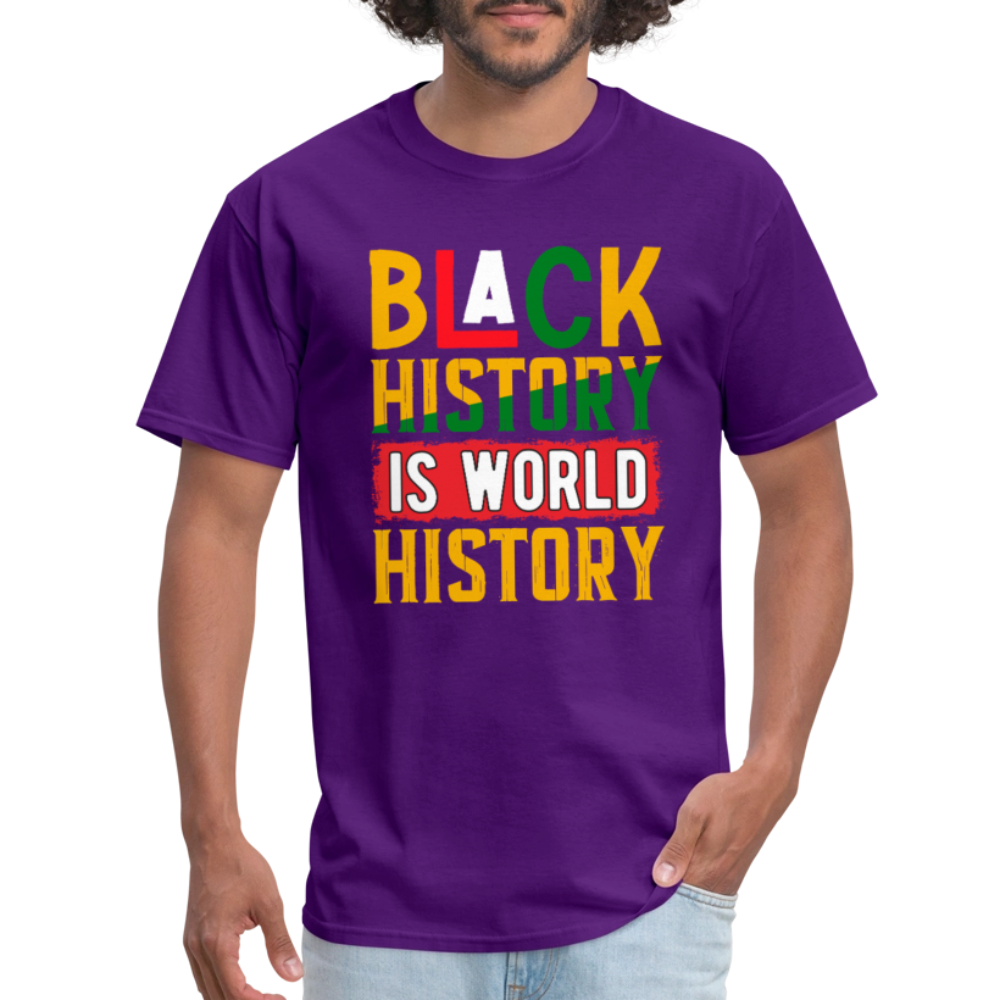 Black history Shirt For Cultural Pride Black Empowerment T-shirt - purple