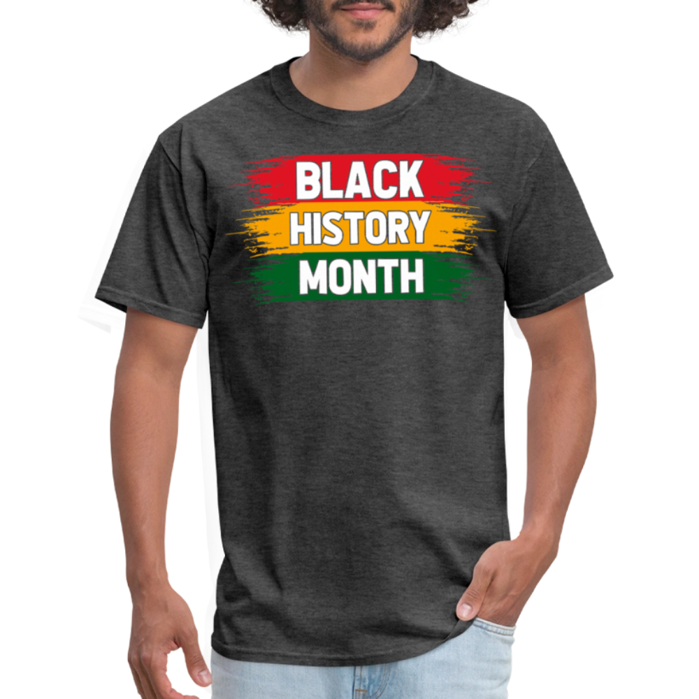 Celebrate Black culture Tee Black History Month Unisex T-shirt - heather black