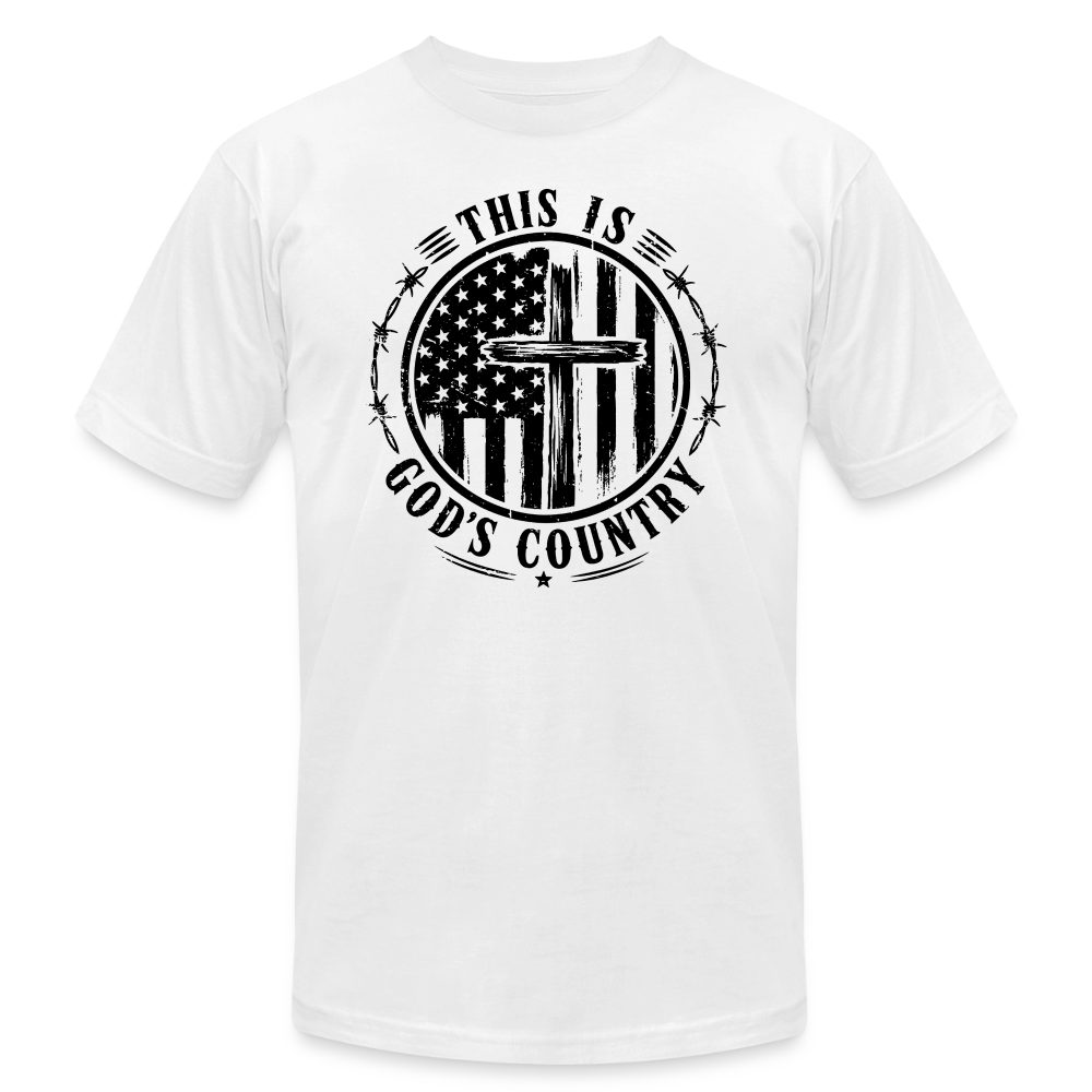 This Is God's Country T-Shirt | Bella + Canvas Unisex Tee - white
