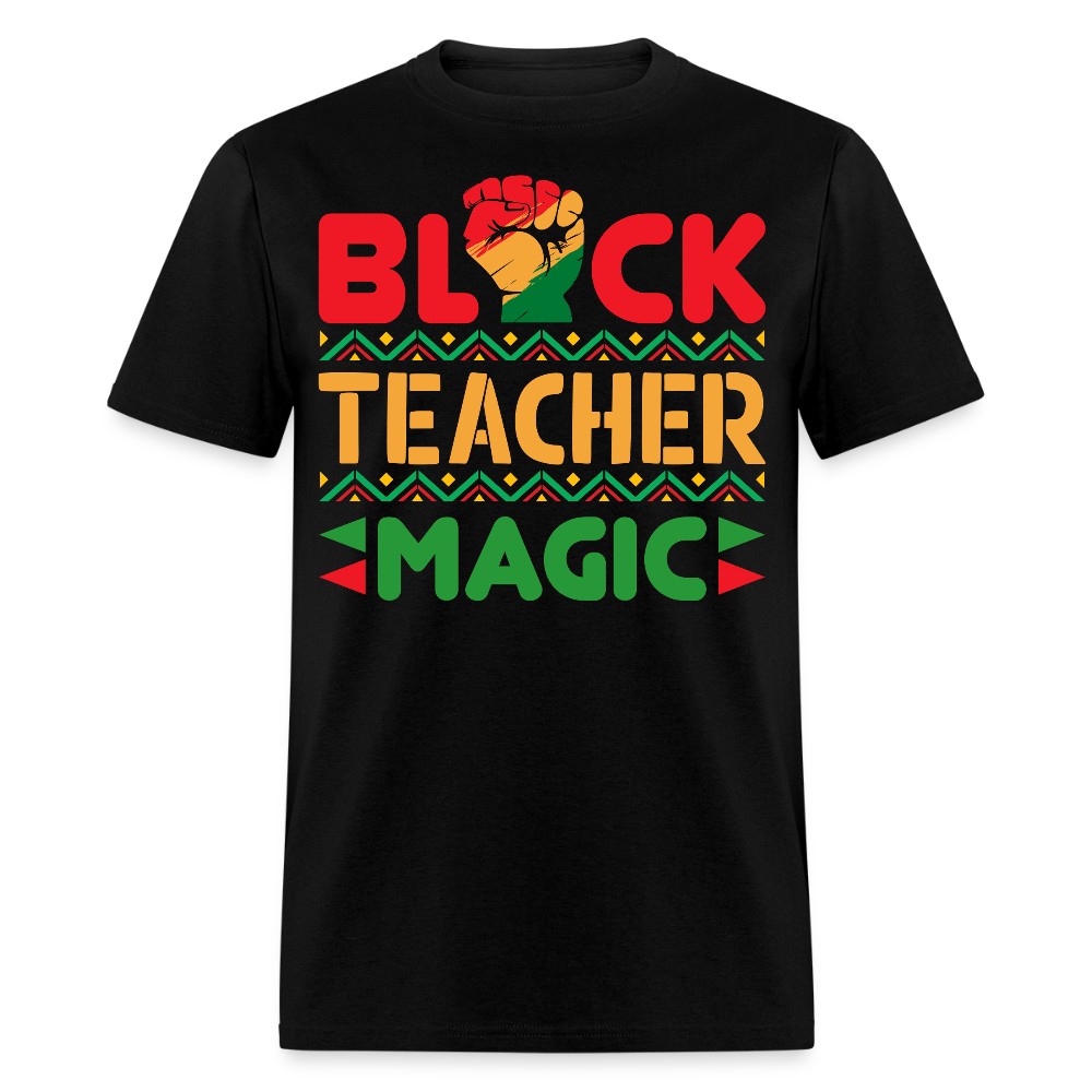 Black Teacher Appreciation Shirt African American Educator Gifts T-shirt - black