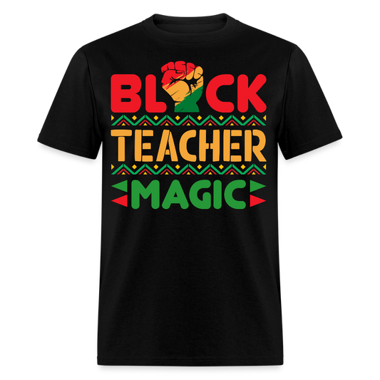 Black Teacher Appreciation Shirt African American Educator Gifts T-shirt - black