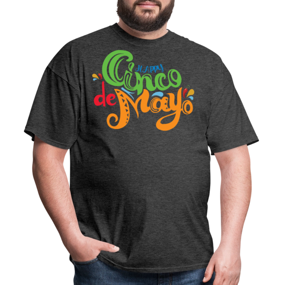 Best Mexican-themed Party Apparel For Cinco de Mayo T-shirt - heather black