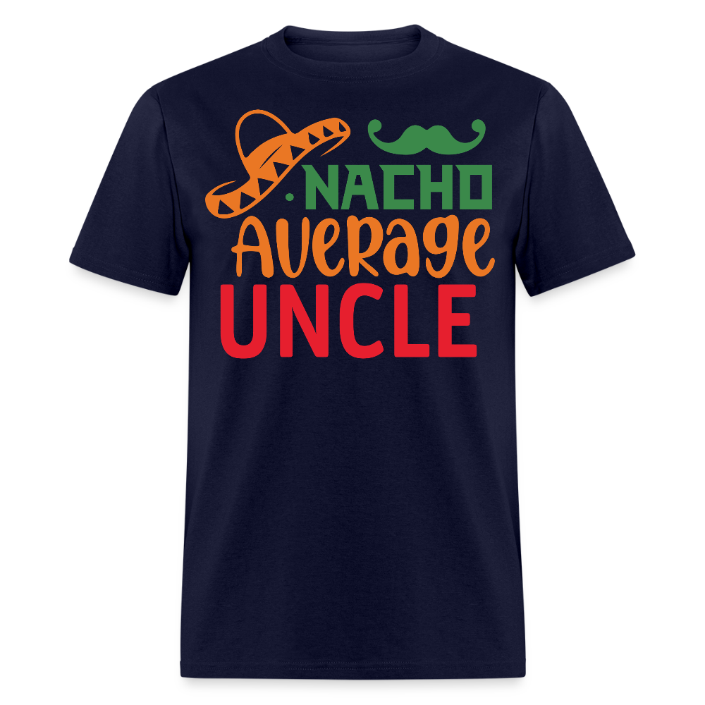 Nacho Average Uncle Fiesta T-shirt - navy