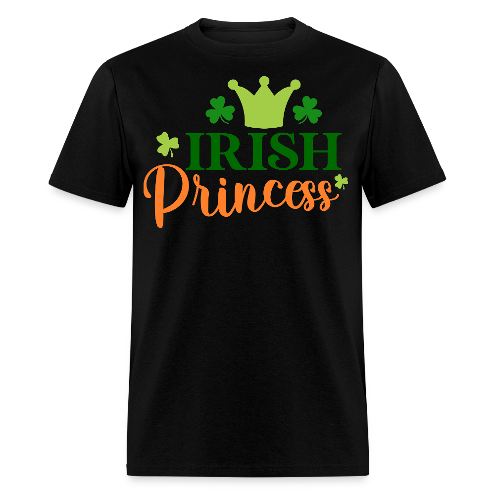 Cute Irish Princess St Patrick’s Day Women T-Shirt - black