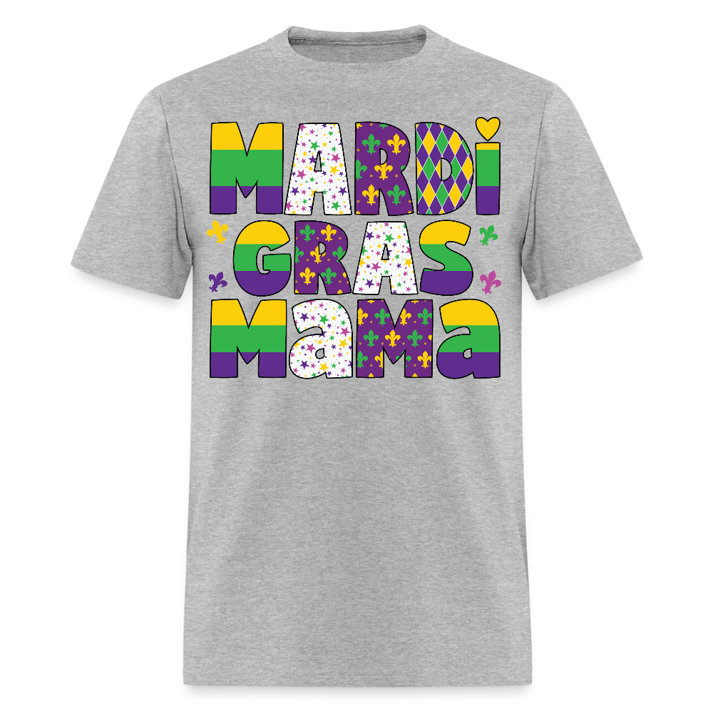 Mardi Gras Festival Shirt For Women New Orleans Carnival T-shirt - heather gray