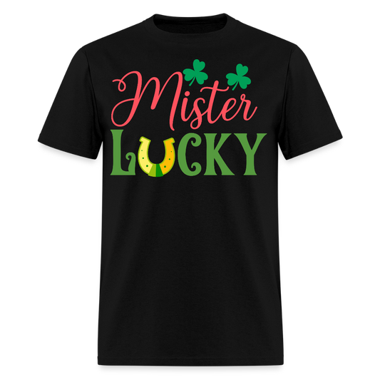 Irish Lucky Charm Tee For St Paddy’s Day T-shirt - black