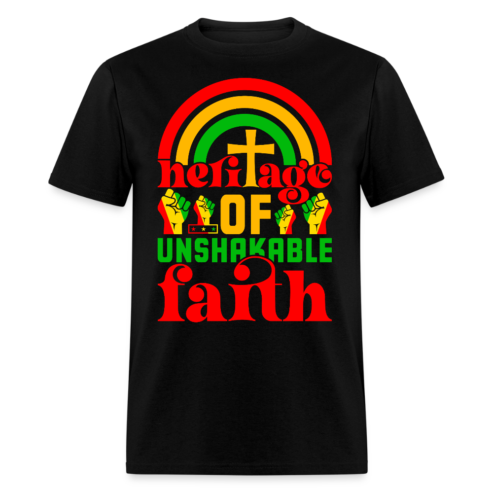 Heritage Of Faith Black Empowerment T-shirt - black