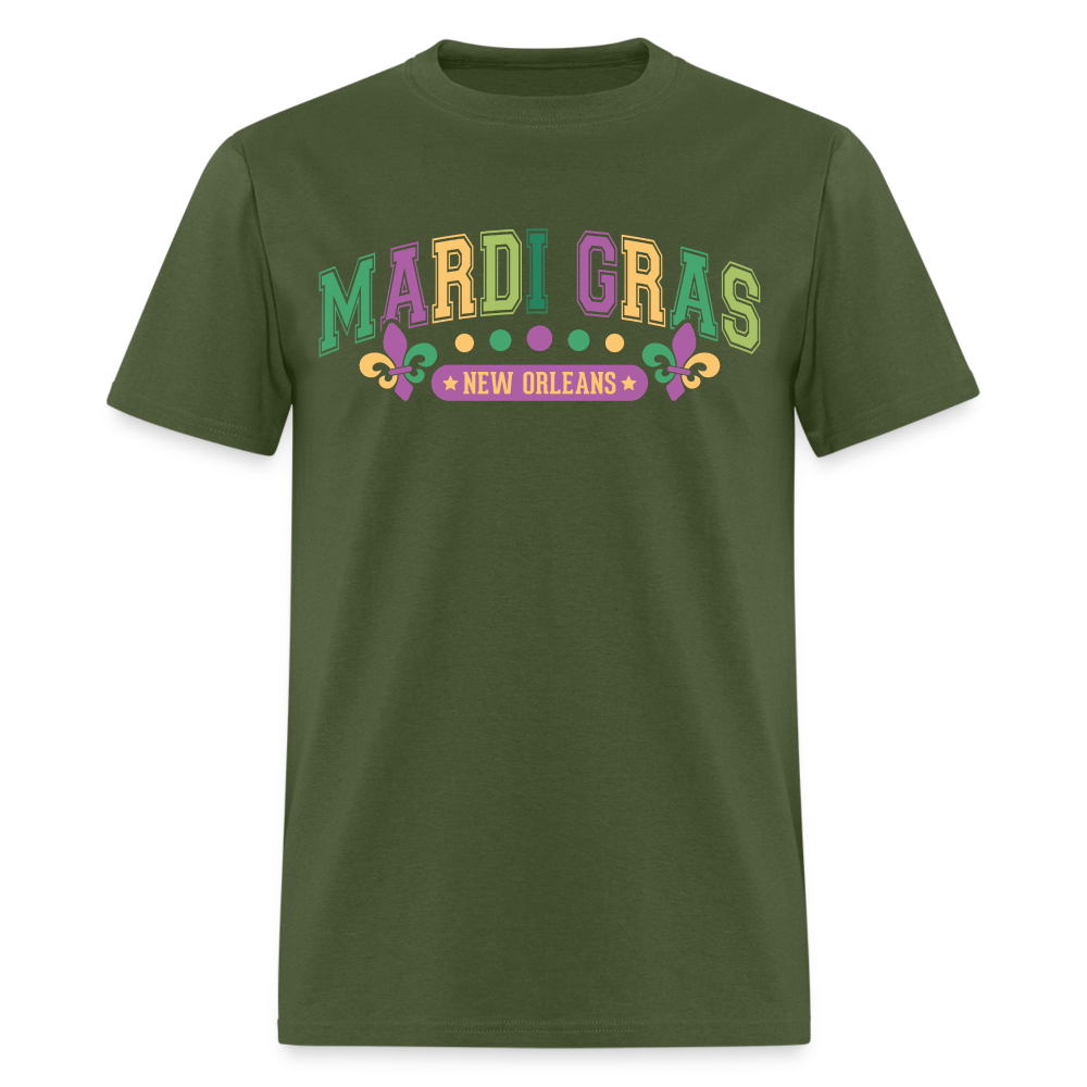 New Orleans Party Outfit for Mardi Gras Unisex T-shirt - military green